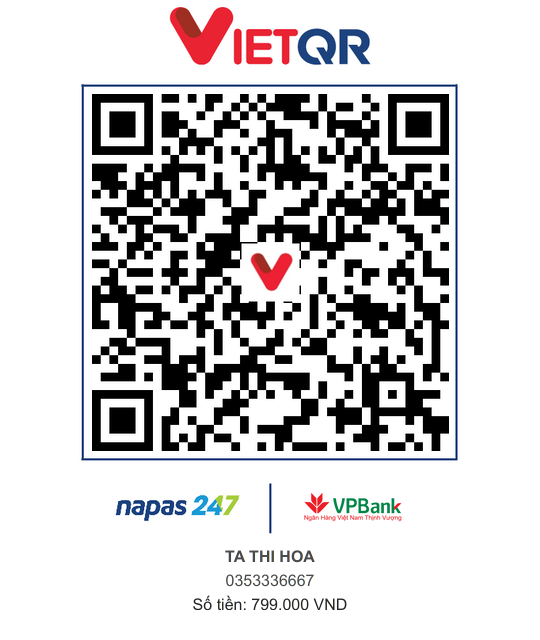 Mã QR Thanh Toán Tạ Thị Hoa